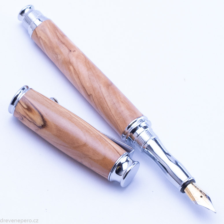 Dřevěné pero oliva