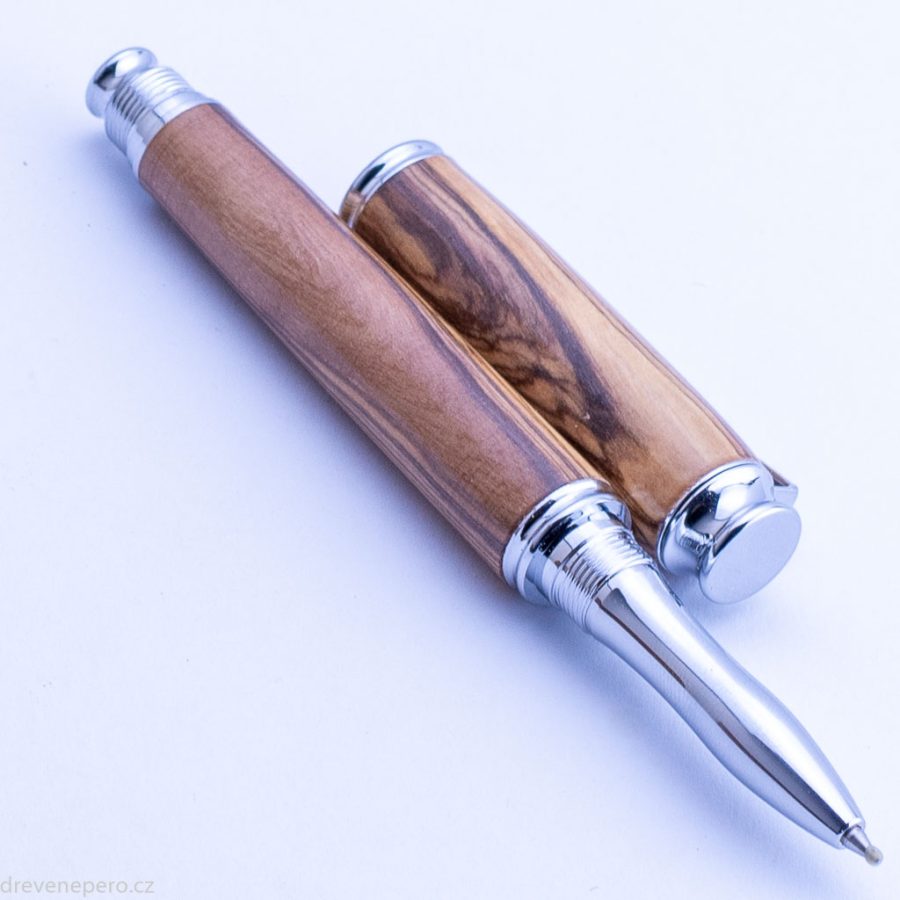Dřevěné pero kuličkové