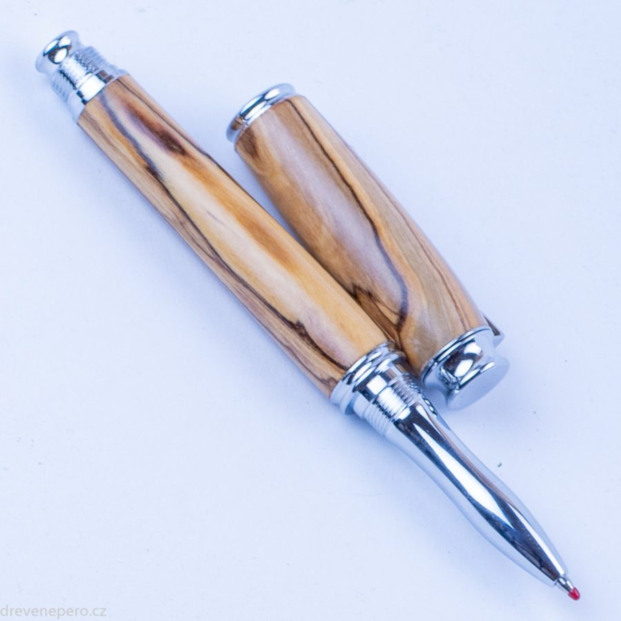 Dřevěné pero oliva